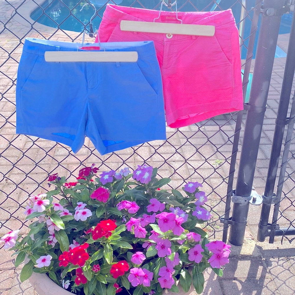 Lilly Pulitzer shorts. Blue size 4. Good condition. Pink has been sold.